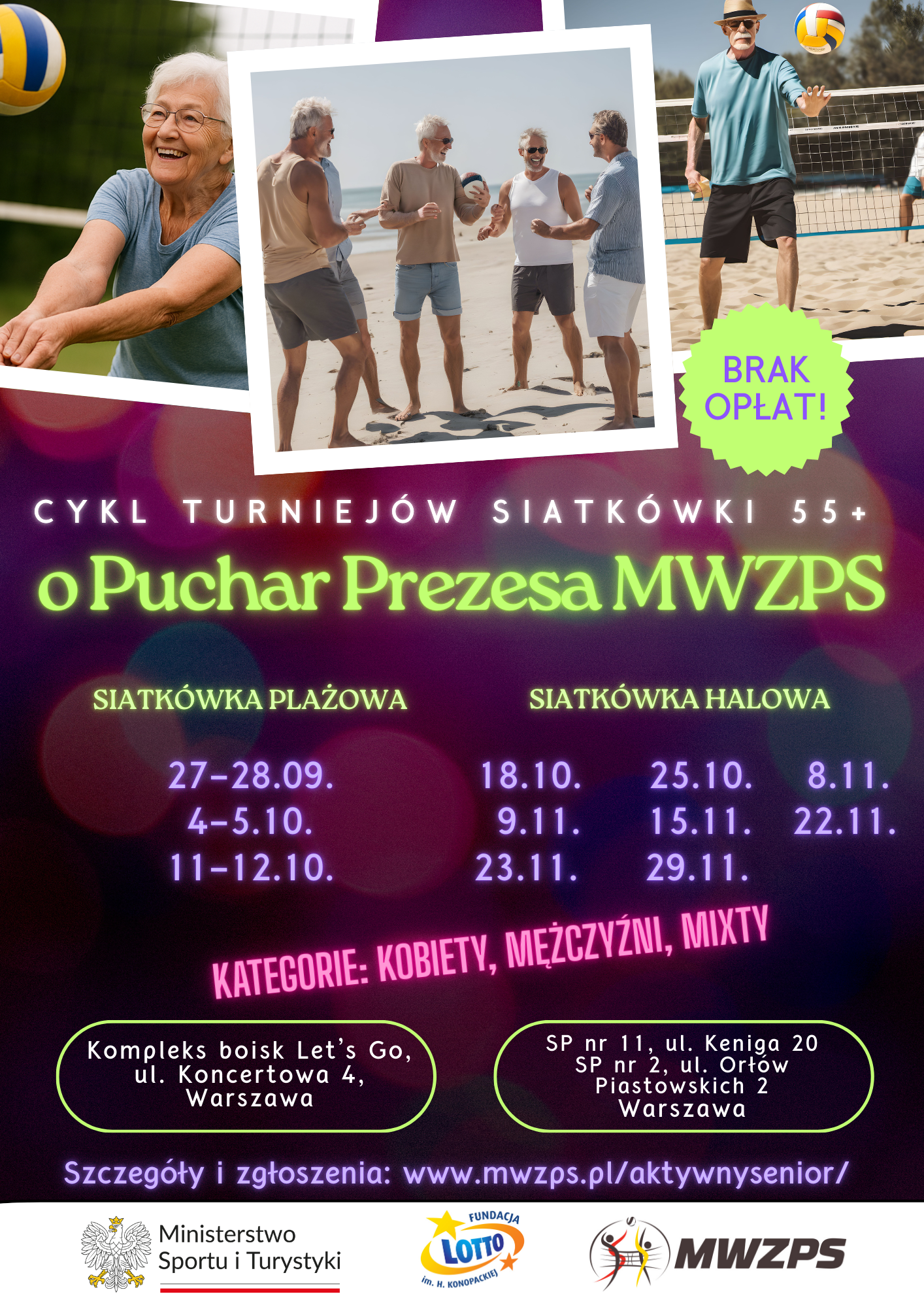 Plakat Aktywny Senior